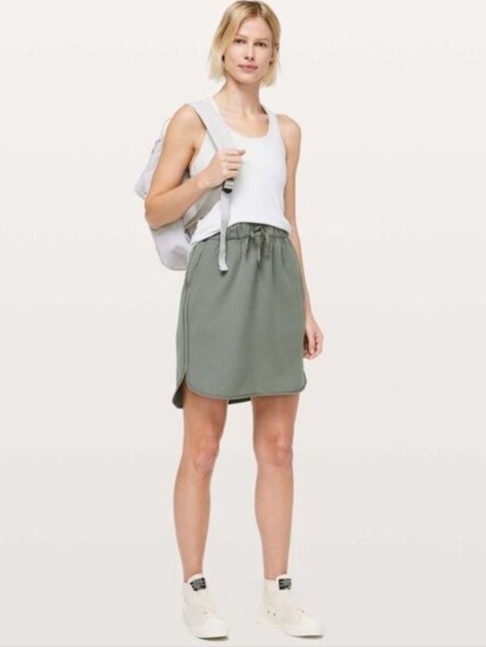 Lululemon On The Fly Athletic Skirt 10 Gray